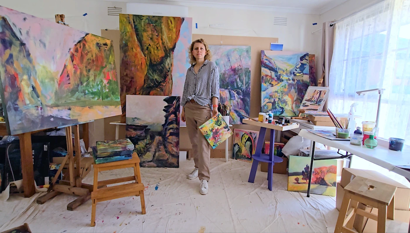Olga Dziemidowicz in artist studio copy.png