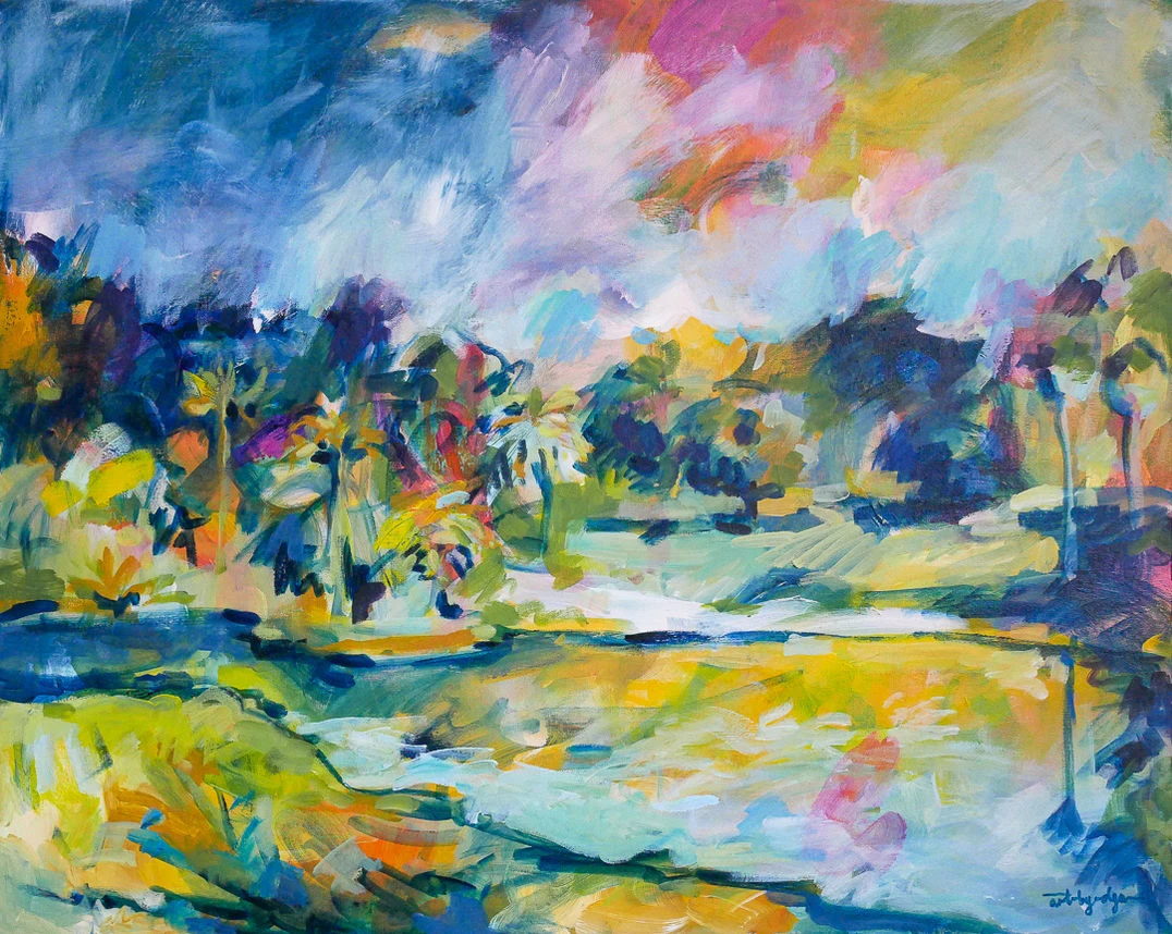 Painting by Olga Dziemidowicz_Landscape01-5